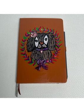 NWT Journal and Pen Set Hand-painted Hard Cover Ruled Paper Notebook 100 GSM EUC